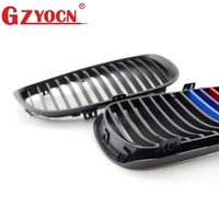 Calandre avant noire mate style M pour BMW Série 3 E92 E93 2 portes 2006-2009 Référence OE 51137157277 51137157278 Vente en gros de calandres de voiture