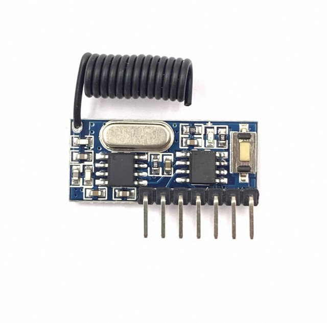 RX480E wireless receiver module with decoding 4-way output high-level DC3.3 to 5V DC circuit board 433M