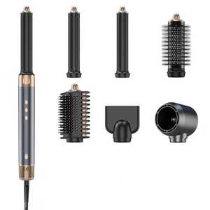 เครื่องม้วนผมแบบไร้แปรงถ่าน 6-in-1 ผลิตจากอลูมิเนียมอัลลอยด์ หมุนอัตโนมัติ กำลังไฟ 1300 วัตต์ ปรับความเร็วได้ 3 ระดับ รุ่น <span class=keywords><strong>PUDU</strong></span> PD004 - Product Image 4