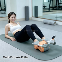 Rodillo Abdominal de Nuevo Estilo para Entrenamiento Deportivo en Casa, Rueda de Rebote Automático para Ejercicios Abdominales para Adultos