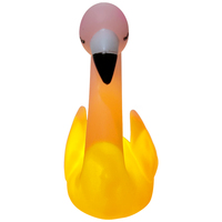 Nouveauté créative 3D flamant rose LED veilleuse PVC nouveau design lune jouet pour enfants sommeil et fête bébé cadeau