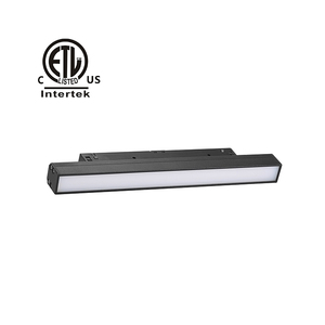 Chất lượng cao 48V từ theo dõi ánh sáng 12W 20W 30W thông minh ZigBee tuya mờ 0-10V mờ <span class=keywords><strong>LED</strong></span> <span class=keywords><strong>COB</strong></span> đèn pha ETL SAA màu trắng đen - Product Image 2