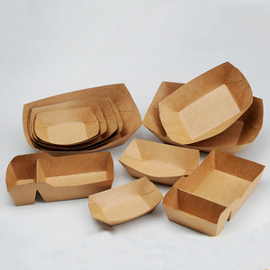 Bandejas Desechables de Papel para Comida, Bandeja de Maíz para Llevar, para Papas Fritas, Hot Dogs, <span class=keywords><strong>Palomitas</strong></span> de Maíz, Aperitivos, Barbacoa, Fiestas - Product Image 6