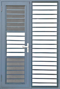 Porte en métal de style japonais, garantie de qualité, nouveau produit, porte d'entrée principale en aluminium - Product Image 5