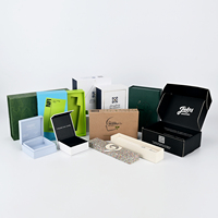 Custom Recycled Kraft Rigid Gift Paper Box Magnetic Closure Reusable Waterproof Oblong Shape Personalized Logo for Jewelry
