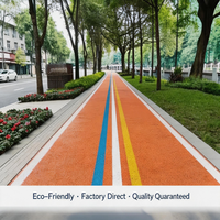 Revêtement de sol sportif multicouche de qualité professionnelle 400m, écologique et perméable, pour stades scolaires, épaisseur standard 13mm
