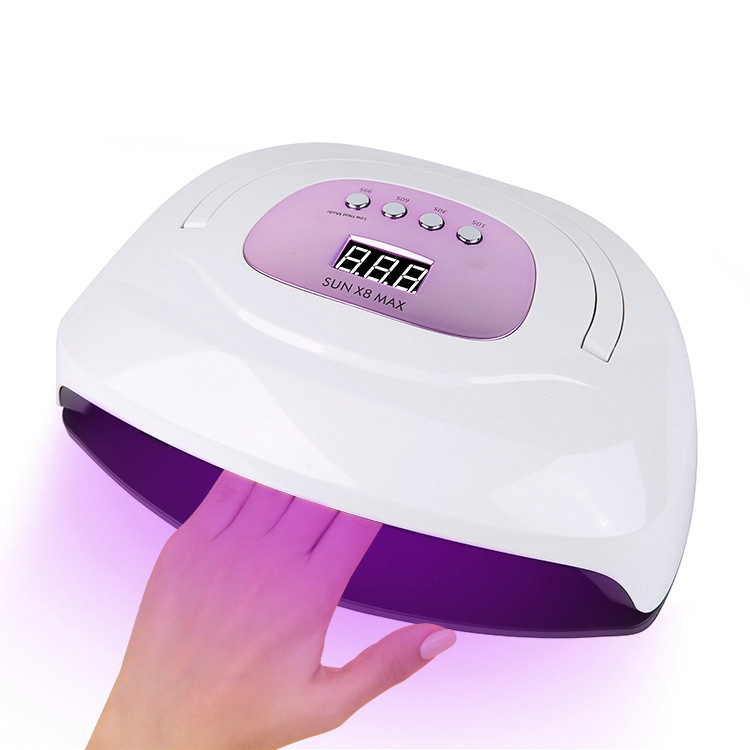 SUN X8 MAX Logo Custom 150w 57 Leds Salon Manicure Led UV Gel Polish Nail Curing Lamp Drying Machine