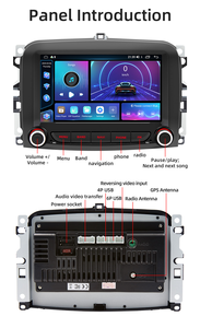 Estéreo de coche Android de 7 pulgadas para Fiat 500L 2016 <span class=keywords><strong>2019</strong></span> estilo OEM GPS WiFi - Product Image 4