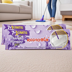 Lingettes humides jetables écologiques pour sols, <span class=keywords><strong>extra</strong></span> douces, non tissées, pour le nettoyage domestique des sols - Prix usine - Product Image 3