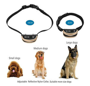 Oplaadbare regendichte hondentrainingshalsband Slim digitaal display Trillen USB-oplaadbaar Anti-blaf Elektrische schoktrainer - Product Image 5