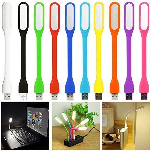 TopWorld Factory Cheap Adjustable Colorful USB Lamp Flexible Mini LED Light for Notebook Laptop Foldable LED Reading Lamp Stock