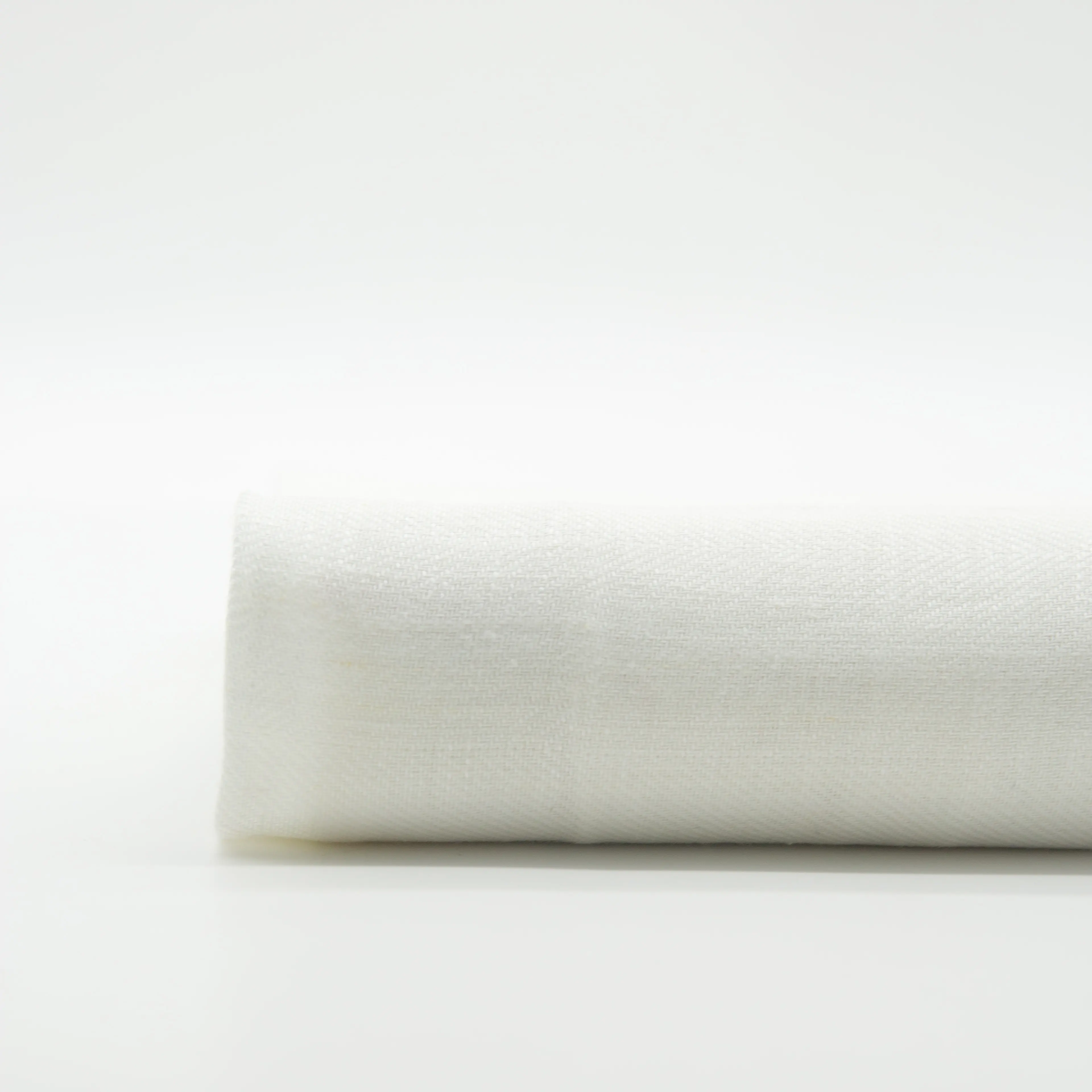 Eccellente di vendita calda rayon lino bianco solido tessuto per camicie