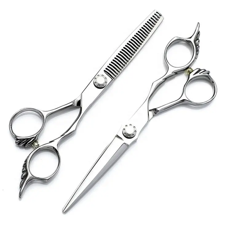 Классические Профессиональные Парикмахерские ножницы из нержавеющей стали для стрижки волос набор парикмахерских ножниц