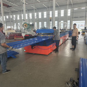 Portable Single Layer Panel Roll Forming OEM Manufacture 70m Per Mintunate Metal Corrugated Roof Sheet <b>Making</b> <b>Machine</b> - Product Image 5