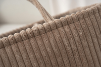Panier suspendu carré en gros pour l'organisation et le rangement, panier portable pour vêtements et jouets de bébé, corbeille de rangement domestique
