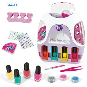 Ensemble de séchoir à ongles AiJH Fashion, cadeau de fête, poudre à ongles lavable, accessoires pour filles, vernis à ongles électrique, jouets pour enfants - Product Image 1