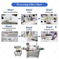 Machine de remplissage et de bouchage automatique pour vernis à ongles, parfums, flacons et huiles cosmétiques essentielles, mini et compacte
