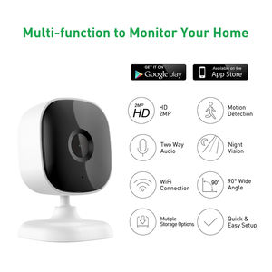 كاميرا أمان داخلية واي فاي Tuya RC1 بدقة 2 ميجابكسل/4 ميجابكسل مع رؤية ليلية وكشف الحركة وإنذار وتتبع حركة الإنسان وصوت ثنائي الاتجاه - Product Image 2
