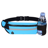 Meilleure vente pochette de taille en néoprène ceinture d'argent de voyage unisexe sac de ceinture de sport de course à pied