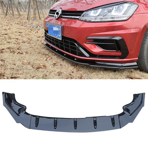 Splitter Anteriore in Plastica ABS Effetto Fibra di Carbonio per Paraurti VW <span class=keywords><strong>Volkswagen</strong></span> Golf 7/7.5 GTI / <span class=keywords><strong>Rline</strong></span>/R - Product Image 6