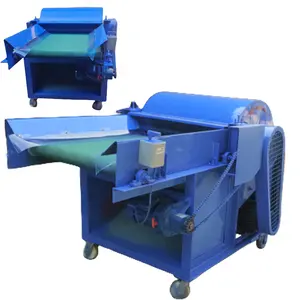 Máquina cortadora de reciclaje de algodón pequeño de tela máquina de residuos textiles de reciclaje