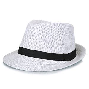 Chapeau de jazz d'été décontracté en paille 100 % fait main, protection solaire, cadeau original pour les amateurs de plage avec couleur et logo personnalisés - Product Image 5