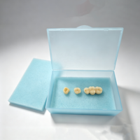Boîte de rangement dentaire en plastique de 4 pouces avec logo personnalisé, pour prothèses, modèles dentaires et implants, avec mousse de protection pour laboratoire dentaire