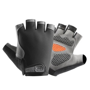 Huwai <b>Half</b> Finger Cycling Gloves Breathable Anti <b>Slip</b> Unisex Fitness Riding Gloves - Product Image 2