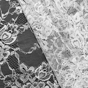 GCW-H1923-30 Cổ Điển Tăng Mô Hình Thêu Ren Vải Scalloped Cạnh Thân Thiện Với Môi Truyền Thống Lãng Mạn Vải Cho Cô Dâu - Product Image 4