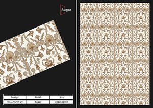 Azulejos de suelo y pared de porcelana esmaltada de 300x600mm, azulejo de mármol, acabado de cerámica, azulejos rústicos para sala de estar - Product Image 5