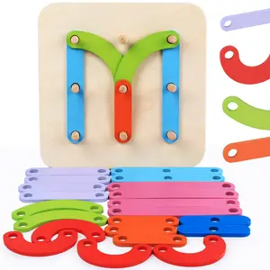 Nummer Brief Brett Bau Puzzle Bildung Montessori Aktivität Board Kinder Form Sortierer Peg board Holz spielzeug Stapels piel