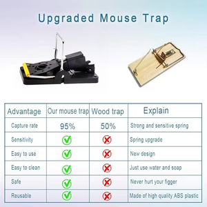 มีสินค้าในสต็อก กับดักหนูพลาสติก ABS เป็นมิตรกับสิ่งแวดล้อม ใช้ซ้ำได้ ติดตั้งง่าย ทนทาน 5 ปี สำหรับบ้าน ห้องครัว ห้องเก็บของ ห้องใต้ดิน - Product Image 5