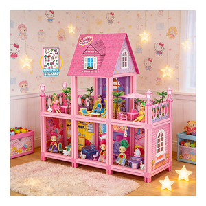 Juego de Juguetes de Cocina Creativos de PVC con Muebles e Iluminación, Regalo para Niños, Adolescentes y Adultos - Product Image 6