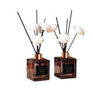 Ambientador de Aromaterapia sin Fuego con Fragancia Duradera a <span class=keywords><strong>Gardenia</strong></span>, en Botella de Vidrio, Súper Económico, Regalo Floral para el Hogar - Product Image 2