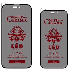 <span class=keywords><strong>Pellicola</strong></span> Protettiva in <span class=keywords><strong>Ceramica</strong></span> Opaca Anti-Spia per <span class=keywords><strong>iPhone</strong></span> 17 Pro Max, Prezzo di Fabbrica all'Ingrosso, Compatibile con <span class=keywords><strong>iPhone</strong></span> 15 16 17 - Product Image 1