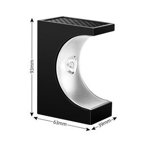 ไฟทางเดินรูปพระจันทร์ครึ่งเสี้ยวพลังงานแสงอาทิตย์สำหรับภายนอกอาคาร กันน้ำ - ไฟตกแต่งสวน LED สไตล์โมเดิร์นสำหรับสวน ทางเดิน และทางรถวิ่ง - Product Image 1