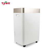 Déshumidificateur déshydratant électrique Tywit 50L, compatible VR, contrôlé par application, 50 pintes, pour l'évacuation automatique de l'eau des sous-sols et piscines