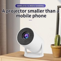 Projecteur HY300mini M5, mise en miroir sans fil de l'écran, 1080P, batterie intégrée, 4-5 heures, Android, portable pour la maison et l'extérieur