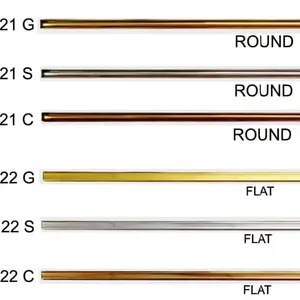 OEMセラミック装飾鉛筆ボーダータイル装飾セラミックタイルゴールド1*60 2*60 4*60cm