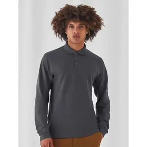 Polo Heavymill LSL, merchandising personalizzato - Product Image 4