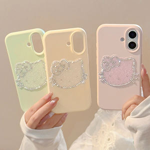 Glitter <span class=keywords><strong>Cat</strong></span> Cover para iPhone 16 Girls Phone Case para iPhone 15 Pro Max Cover - Product Image 3
