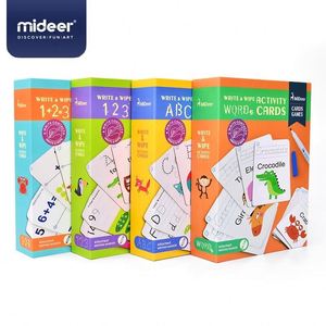 Thẻ Nhớ Giáo Dục Sớm MIDEER Chữ Và Số/Động Vật/Toán Học Từ Vựng Tiếng Anh Viết & Lau Thẻ Nhận Thức Có Thể Tái Sử Dụng - Product Image 1