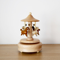 Yiyu Vente en gros de boîtes à musique en bois artisanales, danseuse de ballet, cadeau d'anniversaire pour enfants, décoration de la maison, ornement, musique personnalisée 30s