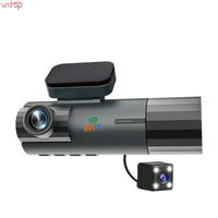 3 canaux 2 pouces HD 1080P conduite voiture DVR enregistreur Dashcam Wifi Dash Cam avant et arrière 3 objectifs voiture caméra boîte noire caméscope