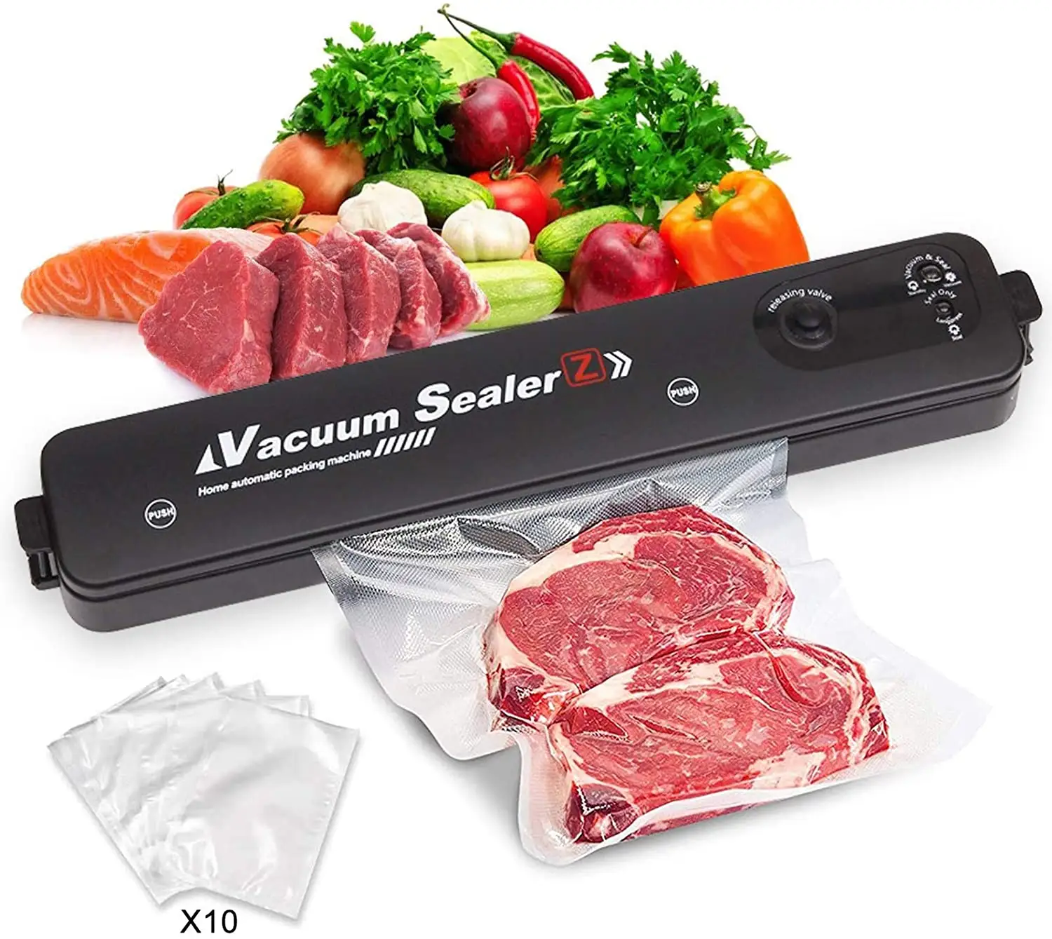 Hot Sale Automatic Vacuum Sealer Packing Machine, Portable Food Preservation Storage Saver Food Vacuum Sealer