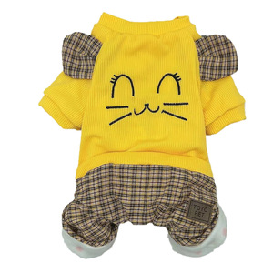Dog Smiley Face Sweater Thickened Four-Paw Cotton Jacket Winter Pet <b>Clothes</b> <b>For</b> <b>Teddy</b> <b>Bear</b> Bichon Frise Schnauzer Poodle - Product Image 5
