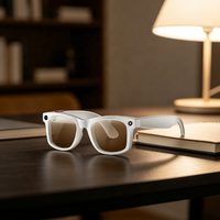 Lunettes audio sans fil avec caméra intégrée, prise en charge de la prise de photos et de vidéos pour une utilisation quotidienne en extérieur