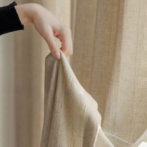 <span class=keywords><strong>Tende</strong></span> <span class=keywords><strong>in</strong></span> <span class=keywords><strong>Lino</strong></span> Premium <span class=keywords><strong>Bianche</strong></span>, Grigie, Blu, Verdi, Kaki per Soggiorno e Camera da Letto, Tessuto per <span class=keywords><strong>Tende</strong></span> con Pieghe a S e Pieghe a Pizzico - Product Image 2