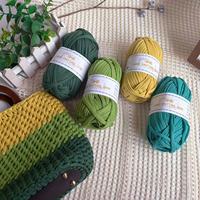 Hand Knitting Yarn Factory Smb Wholesale Made in China 100g Skeins Tape Yarn for Knitting