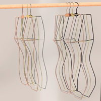 Porte-maillots de bain en métal pour adultes, présentoir pour soutiens-gorge, lingerie et bikinis féminins, cintres renforcés antidérapants, robustes, modernes et de luxe pour vêtements